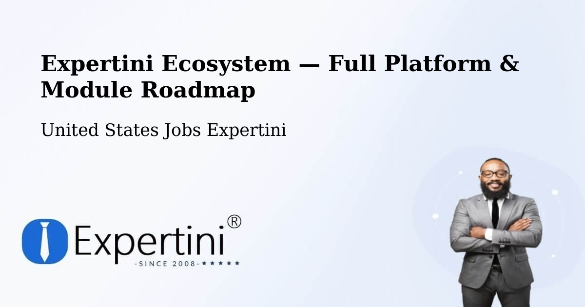 Expertini Ecosystem — Full Platform & Module Roadmap – Roswell